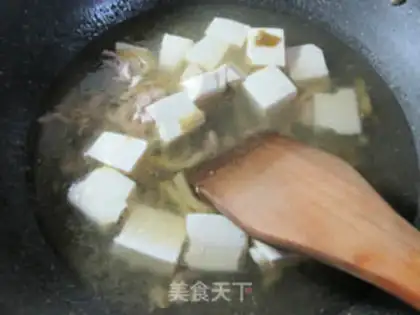 Make Squeeze the spinal tofu soup step 9