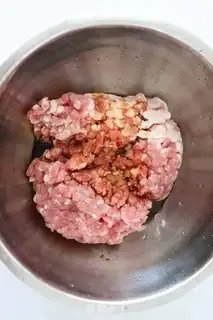 Make Celery pork bun step 2