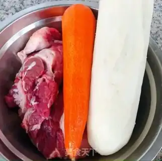 Make Beef stew with radish step 0