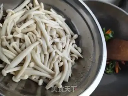 Make Hot white mushrooms step 10