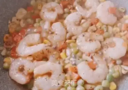 Make Vegetable shrimp step 2