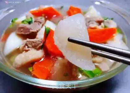Make Beef stew with radish step 11