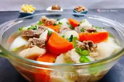 Make Beef stew with radish step 12