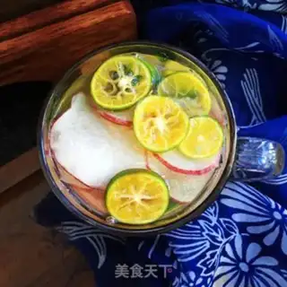 Make Peach and lemon honey water step 8