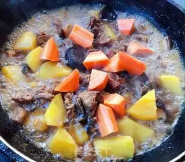 Make Cream steak stew step 7