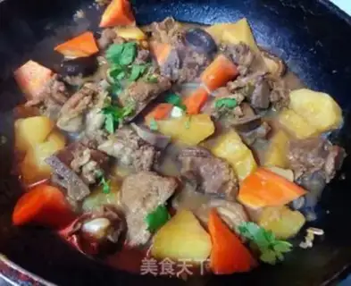 Make Cream steak stew step 8