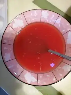 Make Watermelon milk pudding step 3