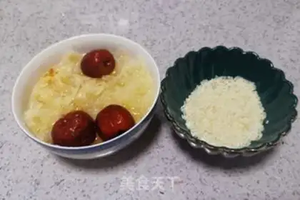 Make Silver-eared rice porridge step 0