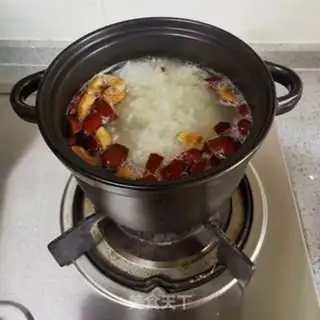 Make Silver-eared rice porridge step 4