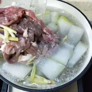 Make Pork liver and thin salami step 6