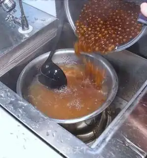 Make Amber pearls step 4