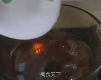 Make Pumpkin milk peach glue step 1