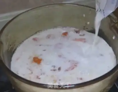 Make Pumpkin milk peach glue step 4