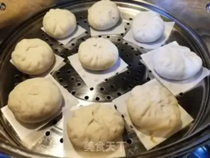 Make Pork buns step 9