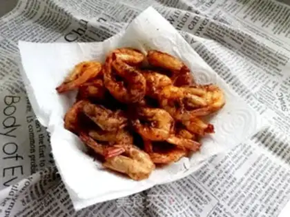 Make Pretzels, prawns step 6