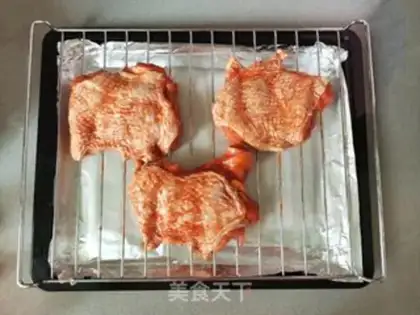 Make Orléans roast chicken leg step 6