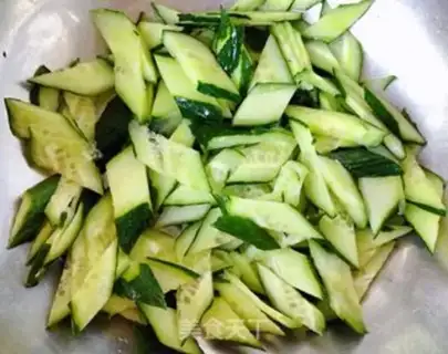 Make Tacos, cucumber carrots step 1