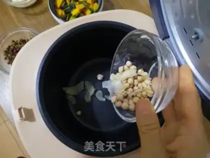 Make Pumpkin porridge step 2
