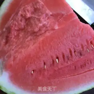 Make Peach watermelon juice step 1