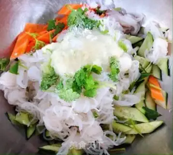 Make Tacos, cucumber carrots step 6