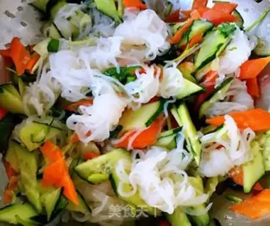 Make Tacos, cucumber carrots step 7