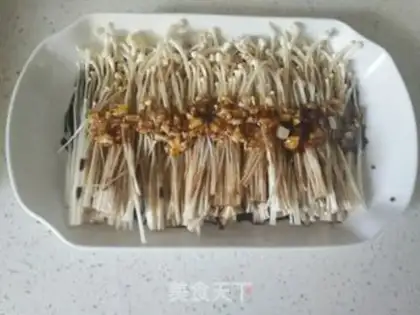 Make Garlic golden mushrooms step 5