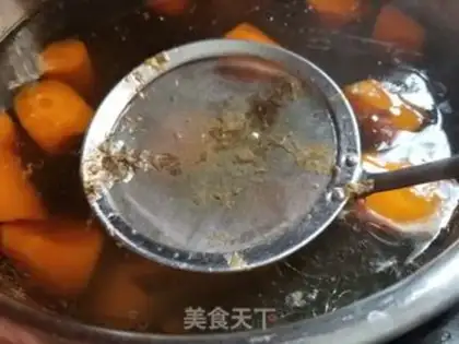 Make Carrot Mountain medicine sea soup step 8