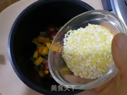 Make Pumpkin porridge step 6