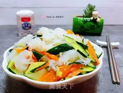 Make Tacos, cucumber carrots step 9