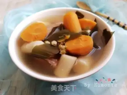 Make Carrot Mountain medicine sea soup step 9