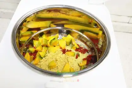 Make Pumpkin porridge step 3