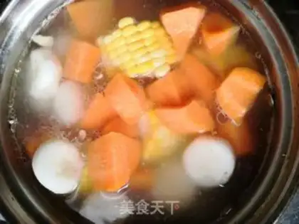 Make Carrot corn soup step 5