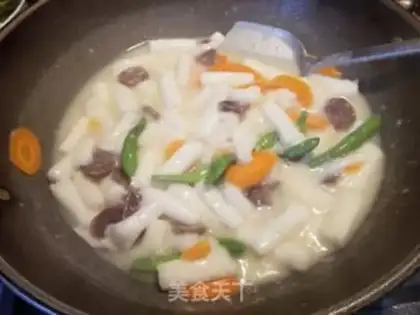 Make Pork bone soup cake step 7