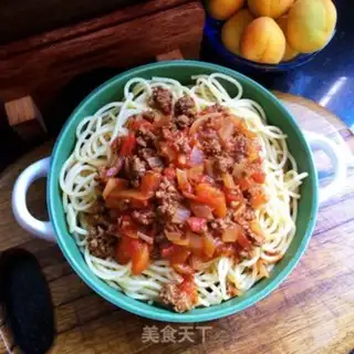 Make Tomato beef noodles step 12