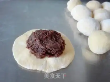 Make Pumpkin bean sofa pancakes step 1