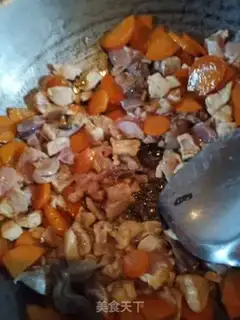 Make Vegetable chicken step 3