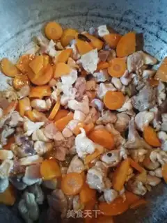 Make Vegetable chicken step 4