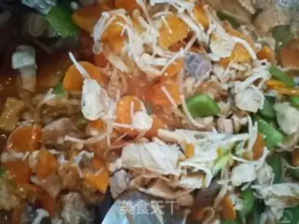 Make Vegetable chicken step 6