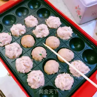 Make Non-fried radish meatballs step 5