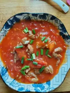 Make Slurry beef and tomatoes step 9