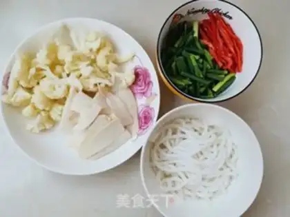 Make Garlic almonds, porridges step 0
