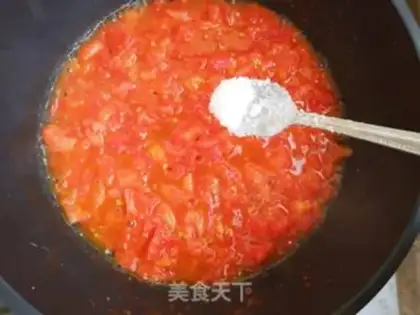 Make The tomato egghand is cold step 8