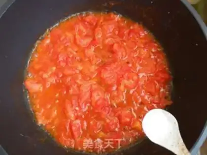 Make The tomato egghand is cold step 9