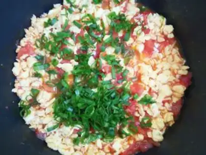 Make The tomato egghand is cold step 11