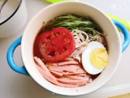 Make Cold noodles step 6
