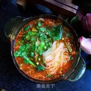 Make Spicy rice line step 12