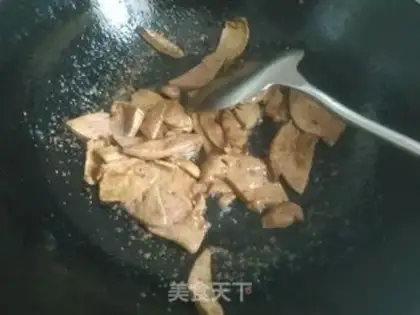Make Celery fried liver step 5