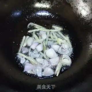 Make Chicken mushroom pumpkin rice step 5