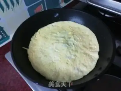 Make Eggs and peas step 3