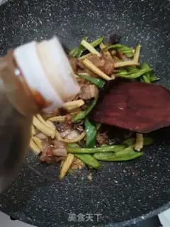 Make Corn fried meat step 4